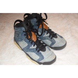 Jordan Sneakers in Denim and Black